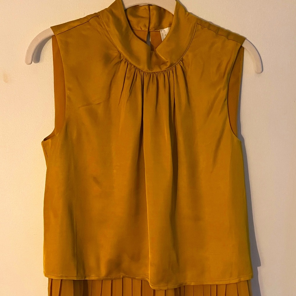 Anthropologie Satin Top